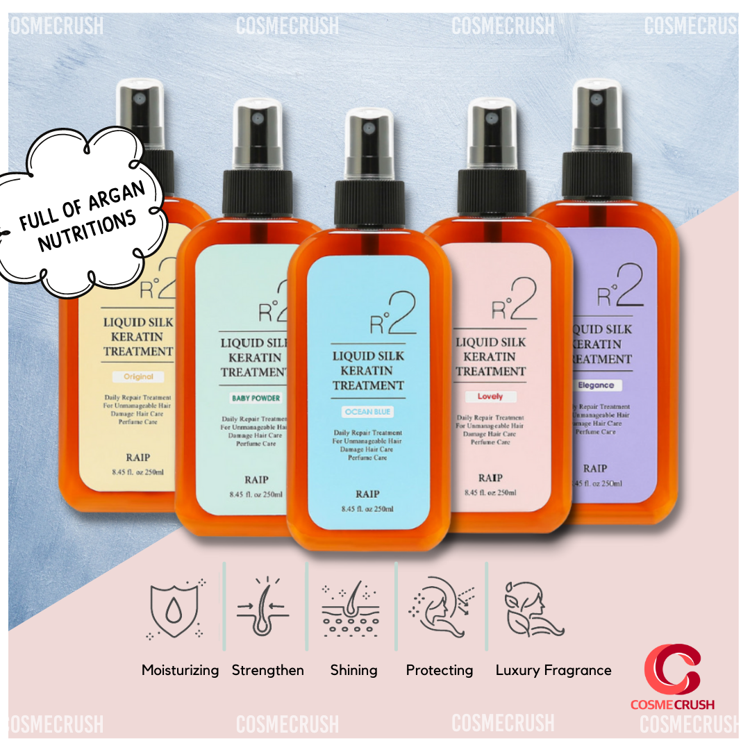 RAIP LIQUID SILK KERATIN TREATMENT 250ml 5 type