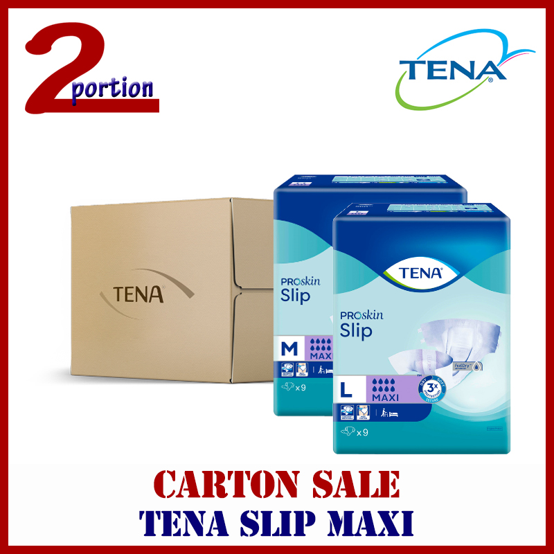 [CARTON SALE] TENA Slip Maxi Adult Diapers (6 Packs) - PROskin