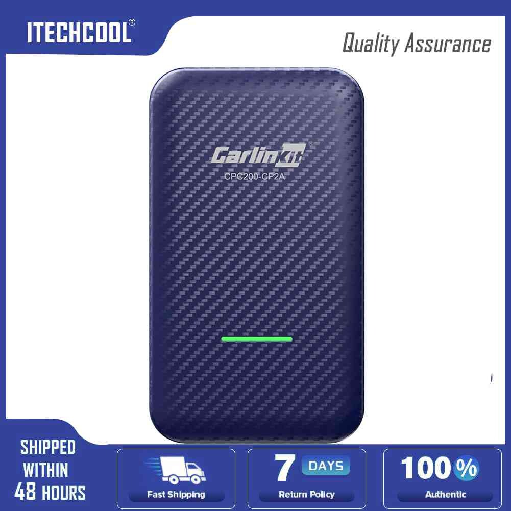 Carlinkit 4.0 Car Adapter Box for Wired to Wireless CarPlay Android Auto Dongle