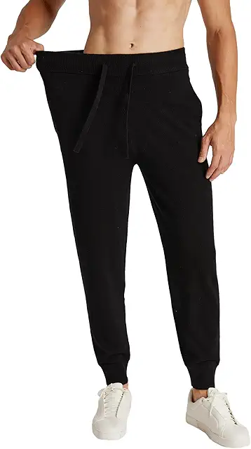 GreenMount Mens Cashmere Pants Soft Warm Jogger Sweatpants with Drawstring for Men 37.5° Warm